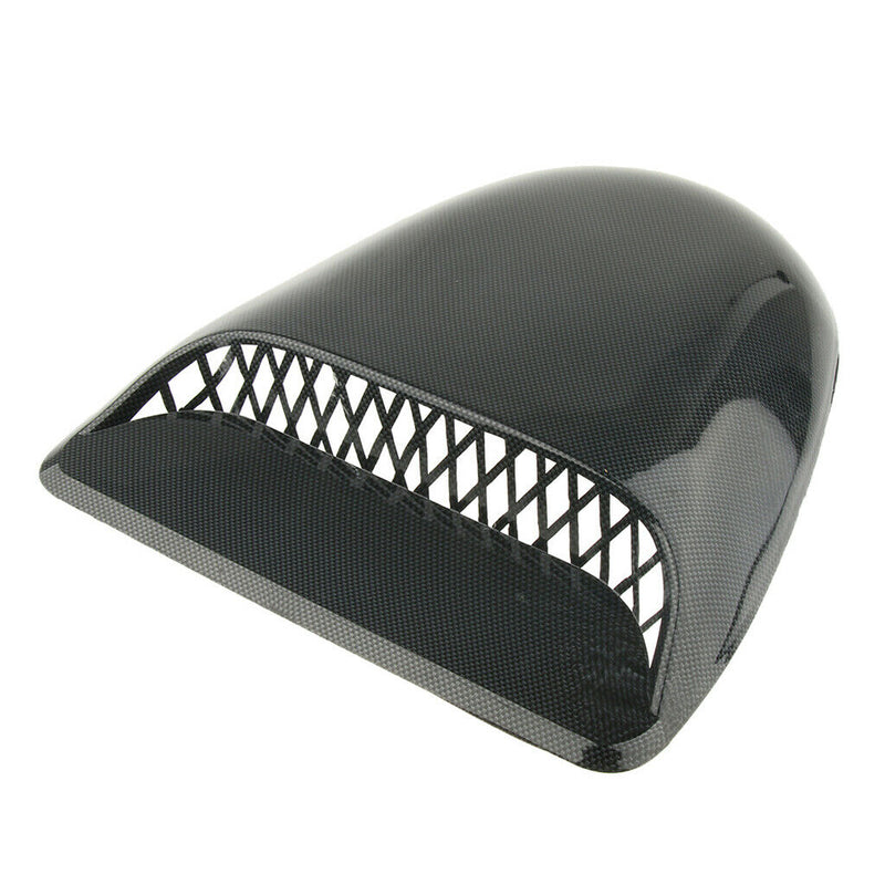 Auto Replacement Hood Air Intake Cover Trim Air Duct Vent Decor Frame Black