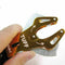 Tiger Hook Lock Carabiner Clip Hiking Climbing Kit Keychain Buc Ring Key L0O8