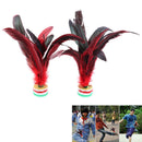 2PCS China Jianzi Colorful Fancy Feather Shuttlecock for Fitness Entertainme Cy