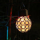 2Pcs LED Ball Solar Light Holiday Hanging Bulb Decorative Outdoor Lighting