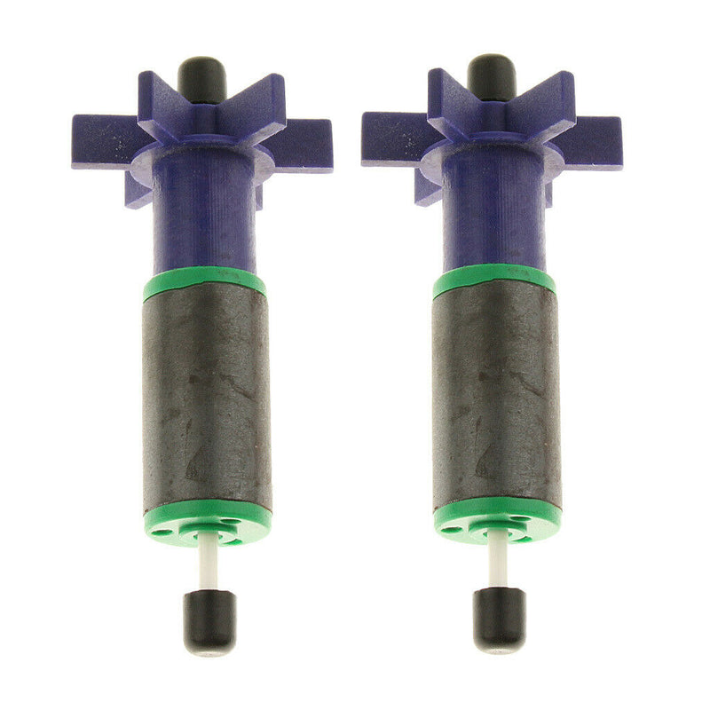 2x Aquarium Water Pump Replacement Impeller Rotor Aquarium 9x4cm