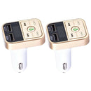 2x Wireless Bluetooth CarFM Transmitter Support TF