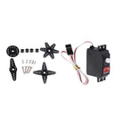2504MG Micro 4.5KG Torque Digital Servo w/ 250mm JR Wire Dual Ball Bearing
