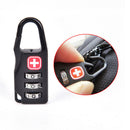 1pc Camping Equipment Outdoor Multi Tool Luggage Password Lock Padlo%!