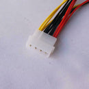 4 Pin IDE 1-to-3 Molex IDE Power Supply Y Splitter Z4X2 Exentsion HOT Cable Q8Y0
