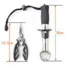 Stainless Steel Fish Grips Control Fish Clip Multi-Function Fishing Pliers  P6B4