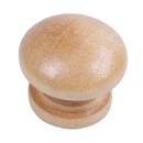 Furniture Drawer Door Cabinet Closet Wood Round Knob Pull Handle 50pcs H3O5