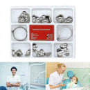 100pcs/Pack Dental Sectional Contoured Metal Matrices 2pcs + Ring m Kit 35 U5J3