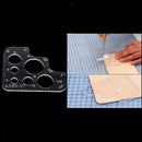 7Pcs Leather Craft Acrylic Handbag Cutting Circle Corner Stitching Templates