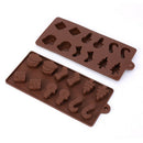 Silicone Cake Mould Chocolate Mold Christmas Tree Wand Sock Snowman Baking M Hn