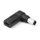 90 Degree USB-C Type-C Female to 7.4x5.0mm DC Male Plug Adapter for DELL