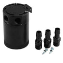 Universal Racing Baffled 3-Port Oil Catch Can/Tank/Reservoir Air-Oil Separato Kw