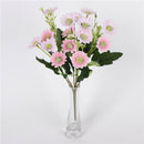 Artificial Chrysanthemum Daisy Flower Bouquet Arrangement Office Decor Pink