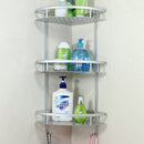Bathroom Accessories Space Aluminum Shower Caddy Wire Basket Storage Shelves M3C