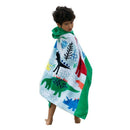 Kids Bath Towel, Ultra Soft Hooded Poncho Swim Pool Beach Towels With Cute