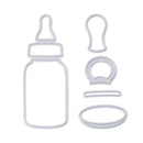 7pcs Milk Bottle Cutting Dies Stencils DIY Metal Scrapbooking Album Decor