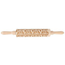Christmas Embossing Rolling Pin Elk Pattern Baking Cookies Biscuit Roller