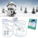 Snowman Couple Cutting Dies Stencil DIY Scrapbook Cards Embossing Album L9V9
