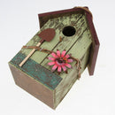 2 Pcs Warm Wooden Bird House Garden Nursery Hanging Decor Decorative Birds Nest