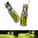 Pack of 2 H3 80W 800LM Car Yellow LED DRL Fog Light Driving Lamp Replacemet