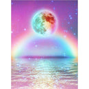 4 Pack Moon DIY 5D Diamond Painting Kits Full Drill Cross Stitch Home Decor