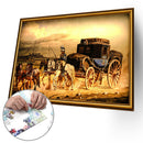 1000pcs DIY Jigsaw Paper Puzzle Carriage Cart Picture Toys Room Decoration