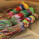 10x in Set Wholesale Bulk Lots Colorful Braid Friendship Cords Strands Brac J4Q5
