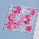 DIY Crystal Epoxy Mold Pendant Silicone Mold Keychain Listing Jewelry RSEAU