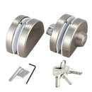 Entry Gate 10-12mm Glass Swing Push Sliding Door Lock with Keys O8V3