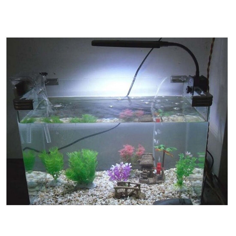Aquarium Fish Tank 48 LED Clip On Light Lamp Sump with 2 Modes and Flexible Arm
