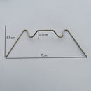 50xGreenhouse Glazing Clips Stainless Glazing Glass Clips Spring W Fixing Clips