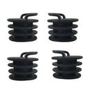 10x Black Scupper Bung Kayak Replacement Accessory Stopper Plug Deck Fittings