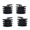 10x Black Scupper Bung Kayak Replacement Accessory Stopper Plug Deck Fittings