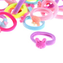 10x Cartoon Candy Color Hair Band Headwear kids Girl Hair Accessoriess Gift JR