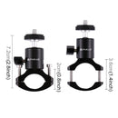 Bicycle 20-35mm Handlebar Pipe Clamp Mounts for GoPro etc,Music Stands,