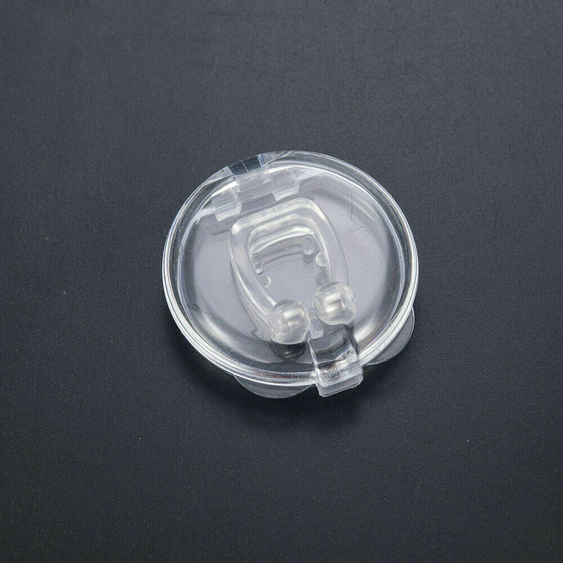 2x Clip Silicone Anti Snore Stop Snoring Nose Nasal Dilators Clip Sleeping Aid/