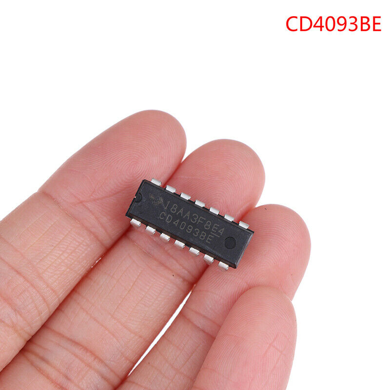 10 pcs CD4093BE inline DIP-14 Schmitt trigger chipBDSE
