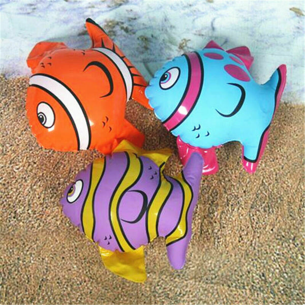 1x Inflatable Striped Fish Summer Swimming Party Decor Kids Water Toys & Pool