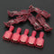40pcs Red Quick Lock Splice Wire Connector Terminal Crimp Clip Car Wiring Cable