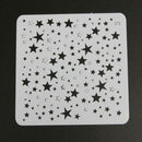 Star Theme Hollow Lace Ruler Embossing Template DIY Photo Album Draw Tool