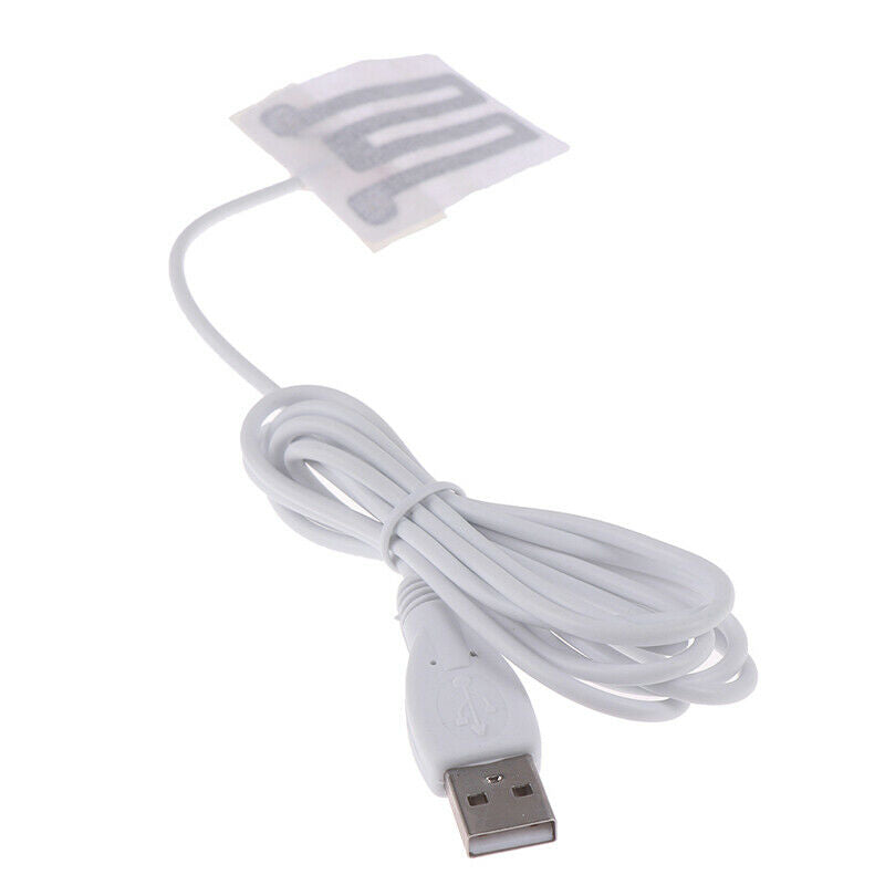 3.5*5.5CM Carbon Fiber Heating Pad Hand Warmer USB Film Infrared Fever Heat M Gw