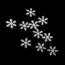 10pcs Snowflake Rhinestone Wedding Xmas Invitation Embellishment Buttons
