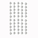 50x Crystal Upholstery Nails Tacks Studs Pins for Sofa Wall Decoration 20mm