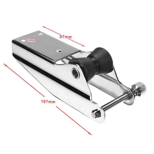 316 Stainless Steel Bow Anchor Roller Nylon Roller 197mm for Marine Boat