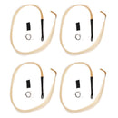 4x Erhu Bow Horse Hair Great for Any Size Violin, Viola, Cello And Erhu Bows