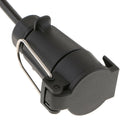 7 Pin Round Trailer Boat RV Connector Plug Light Adapter 2Meters