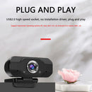2MP 1080P HD USB Webcam Live Online Portable Web Camera with Microphone