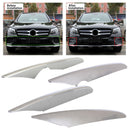 Chrome Front Fog Light Strip Trim Grille Cover fit for Mercedes GLC X253 2016-17