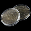 Commemorative Coin YES NO Letter Ornaments Collection Arts Gifts Souvenir Luc OZ