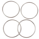 Linking Rings Tools Connected Magic Tricks Kit Magic Accessories 4 Rings JR